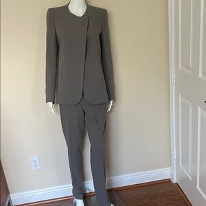 Helmut Lang Taupe Blazer & Suit Jacket